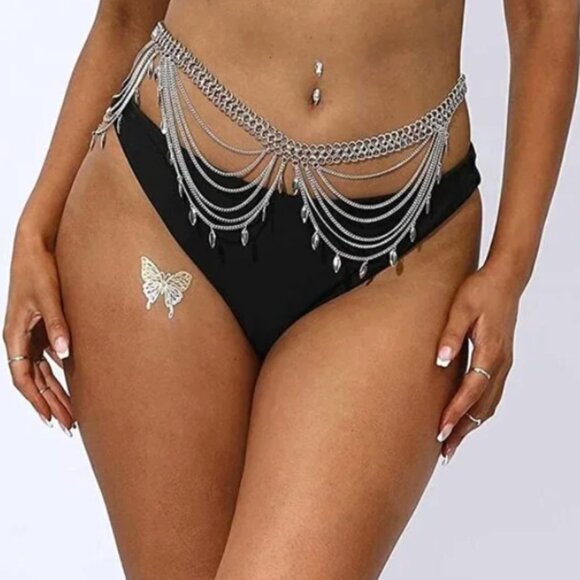 Waist chain beach belly body chains fashion jewelry nightclub accessory